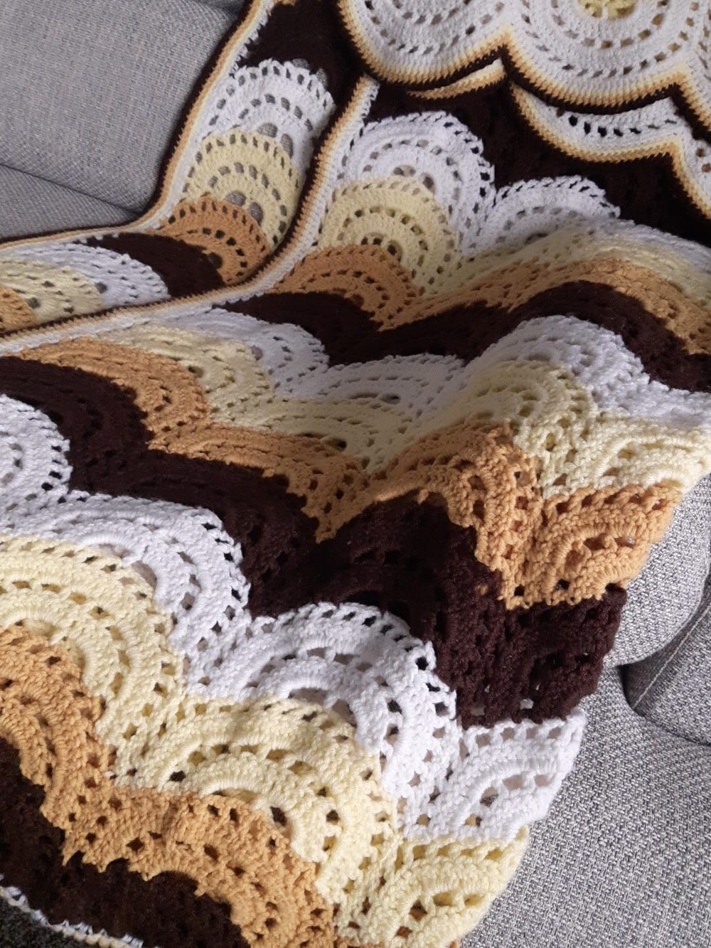 Handmade Crochet Throw Blanket